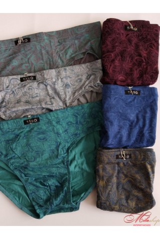 Классические трусы Taso из модала с абстракцией 3587